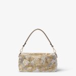 FENDI Baguette® Silver and gold embroidered bag - Image 5